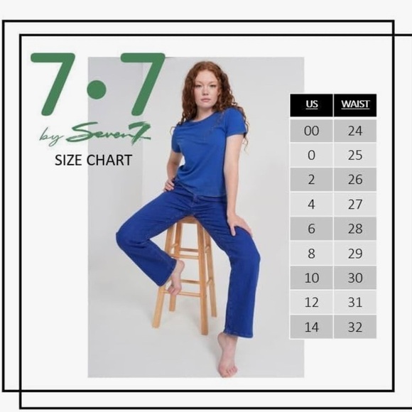 Seven7 7.7 Olive Green Carpenter Mid-Rise Jeans size 29 - Picture 15 of 15